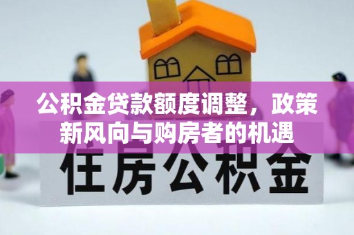 龙泉公积金贷款额度调整，政策新风向与购房者的机遇