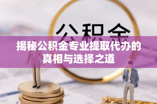 龙泉揭秘公积金专业提取代办的真相与选择之道